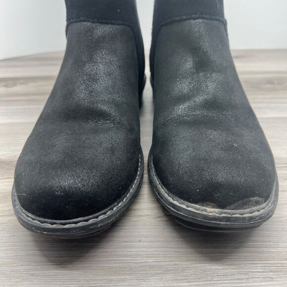 Skechers Arch Fit Mojave Indefinite Womens 10 Black Zip Pull On Ankle Boots - Picture 5 of 10